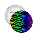 Rainbow Zebra 2.25  Button