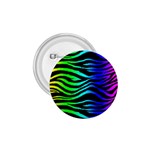 Rainbow Zebra 1.75  Button