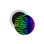Rainbow Zebra 1.75  Magnet