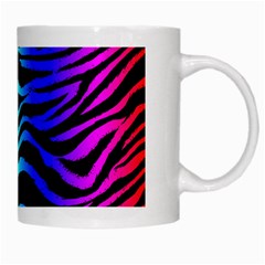 Rainbow Zebra White Mug from ArtsNow.com Right