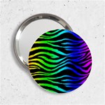 Rainbow Zebra 2.25  Handbag Mirror