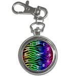 Rainbow Zebra Key Chain Watch