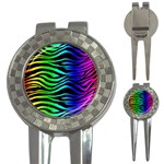 Rainbow Zebra 3-in-1 Golf Divot
