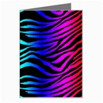 Rainbow Zebra Greeting Card