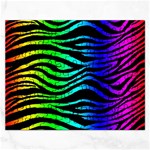 Rainbow Zebra Jigsaw Puzzle (Rectangular)