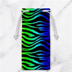 Rainbow Zebra Jewelry Bag