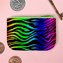 Rainbow Zebra Mini Coin Purse from ArtsNow.com Back