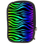 Rainbow Zebra Compact Camera Leather Case
