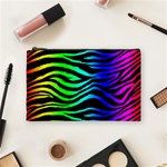 Rainbow Zebra Cosmetic Bag (Medium)