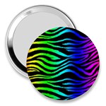 Rainbow Zebra 3  Handbag Mirror