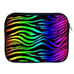 Rainbow Zebra Apple iPad 2/3/4 Zipper Case