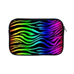 Rainbow Zebra Apple iPad Mini Zipper Case