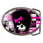 Scene Kid Girl Skull Belt Buckle