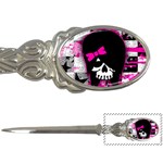 Scene Kid Girl Skull Letter Opener