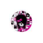 Scene Kid Girl Skull Golf Ball Marker (4 pack)