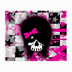 Scene Kid Girl Skull Glasses Cloth (Small, Two Sides) from ArtsNow.com Back