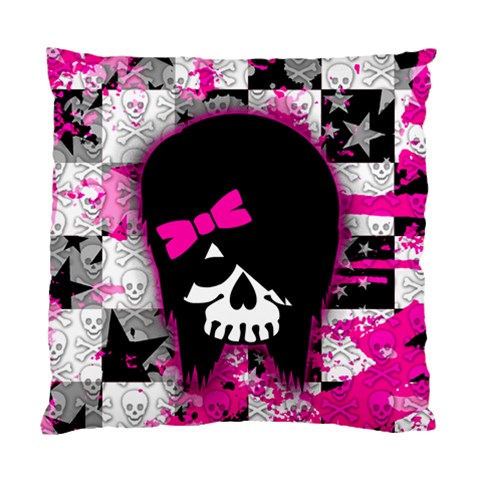 Scene Kid Girl Skull Cushion Case (One Side) from ArtsNow.com Front
