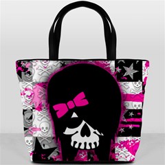 Scene Kid Girl Skull Bucket Bag from ArtsNow.com Front