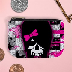 Scene Kid Girl Skull Mini Coin Purse from ArtsNow.com Front