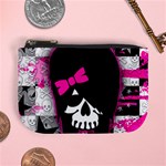 Scene Kid Girl Skull Mini Coin Purse