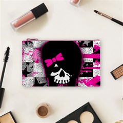 Scene Kid Girl Skull Cosmetic Bag (Small) from ArtsNow.com Front