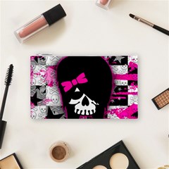 Scene Kid Girl Skull Cosmetic Bag (Small) from ArtsNow.com Front