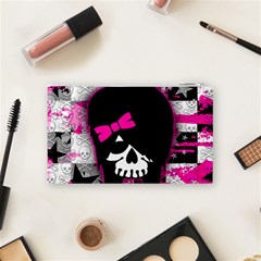 Scene Kid Girl Skull Cosmetic Bag (Small) from ArtsNow.com Back