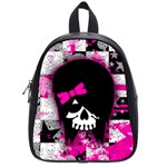 Scene Kid Girl Skull School Bag (Small)