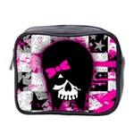 Scene Kid Girl Skull Mini Toiletries Bag (Two Sides)