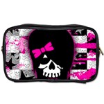 Scene Kid Girl Skull Toiletries Bag (One Side)