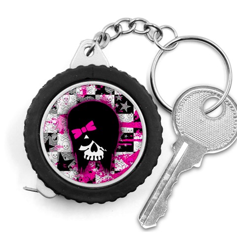 Scene Kid Girl Skull Measuring Tape from ArtsNow.com Front