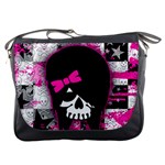 Scene Kid Girl Skull Messenger Bag