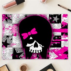 Scene Kid Girl Skull Cosmetic Bag (XXL) from ArtsNow.com Front