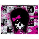 Scene Kid Girl Skull Cosmetic Bag (XXXL)