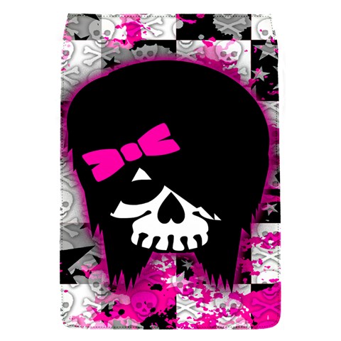 Scene Kid Girl Skull Removable Flap Cover (Small) from ArtsNow.com Front