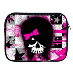 Scene Kid Girl Skull Apple iPad 2/3/4 Zipper Case