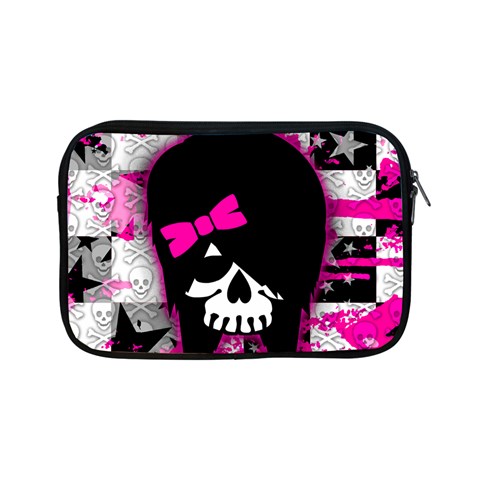 Scene Kid Girl Skull Apple iPad Mini Zipper Case from ArtsNow.com Front
