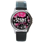 Scene Queen Round Metal Watch