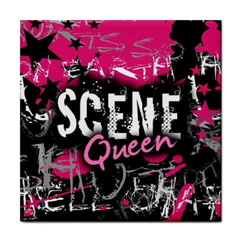 Scene Queen Tile Coaster from ArtsNow.com Front