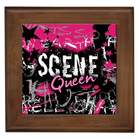Scene Queen Framed Tile from ArtsNow.com Front