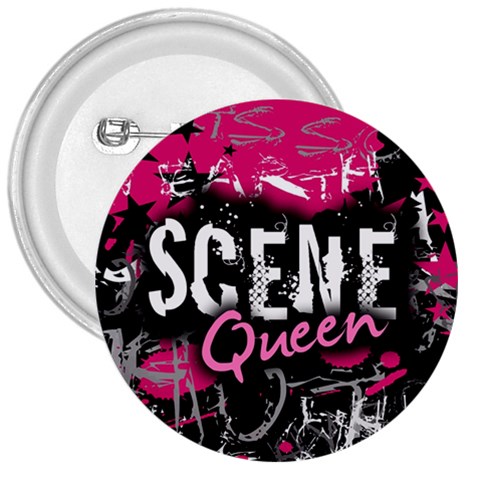 Scene Queen 3  Button from ArtsNow.com Front