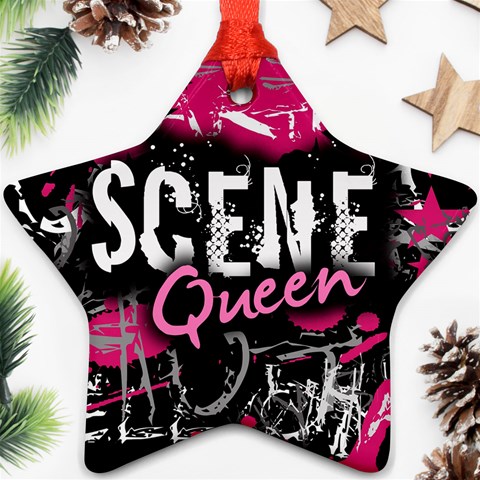 Scene Queen Ornament (Star) from ArtsNow.com Front
