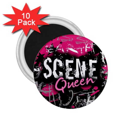 Scene Queen 2.25  Magnet (10 pack) from ArtsNow.com Front