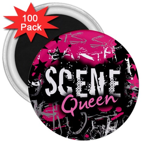 Scene Queen 3  Magnet (100 pack) from ArtsNow.com Front