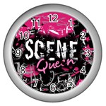 Scene Queen Wall Clock (Silver)