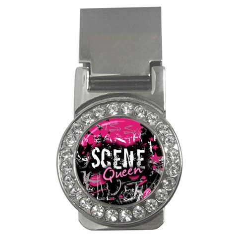 Scene Queen Money Clip (CZ) from ArtsNow.com Front