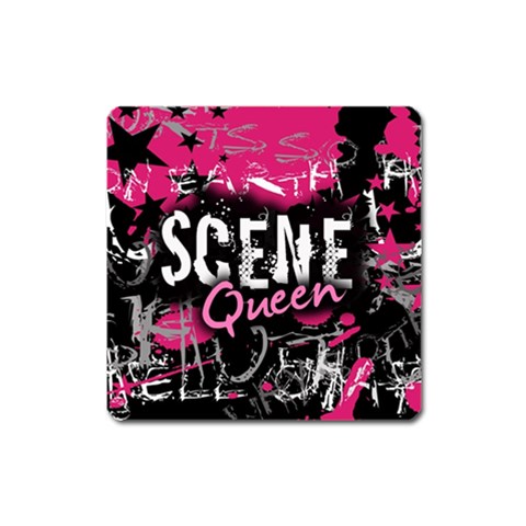 Scene Queen Magnet (Square) from ArtsNow.com Front