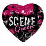 Scene Queen Heart Ornament (Two Sides)