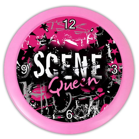 Scene Queen Color Wall Clock from ArtsNow.com Front
