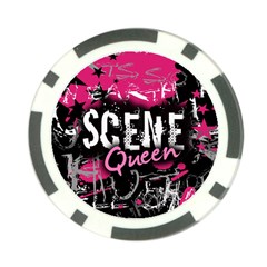 Scene Queen Poker Chip Card Guard from ArtsNow.com Front